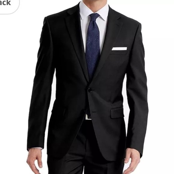 NWT Calvin Klein Men's Slim Fit Black Suit Jacket 42R - Picture 10 of 13